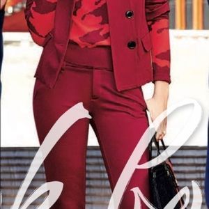 CAbi Ava trouser rubarb